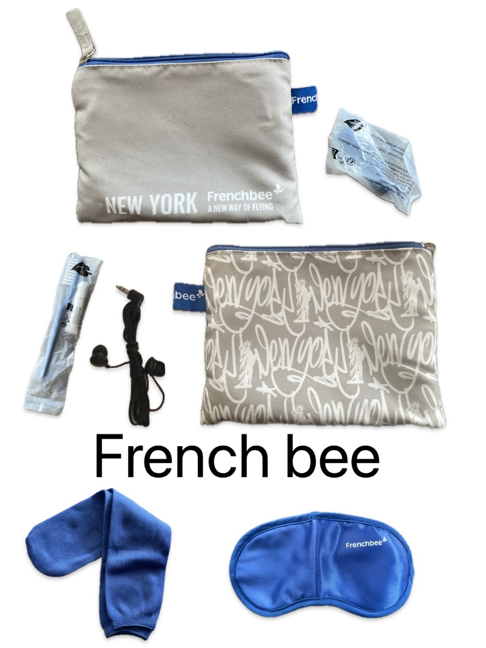 French bee Amenity Kit Premium Economy 
Travel Amenity Kit New